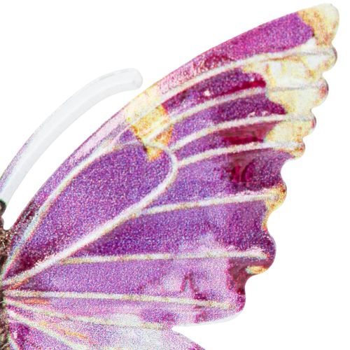 Floristik24 Sommerfuglevedhæng til kunstnerisk udsmykning af opholdsrum, 8 cm, 5 stk.