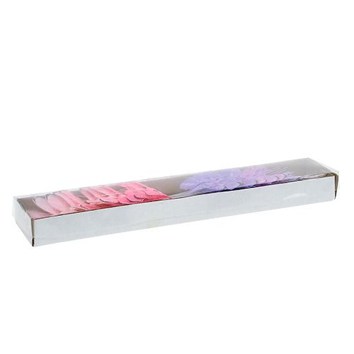 Floristik24 Sommerfugl 5 cm pink-lilla røv. 24st