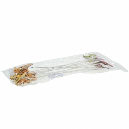 Floristik24 Blomsternitter sommerfugletræ 7x5,5cm 12stk assorteret