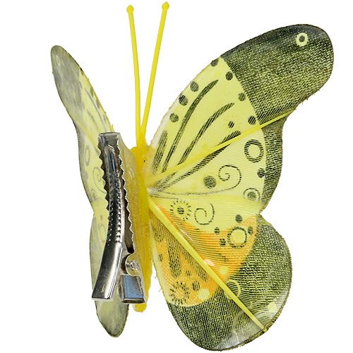 Floristik24 Sommerfugle med clips 5cm - 7cm assorteret 10stk