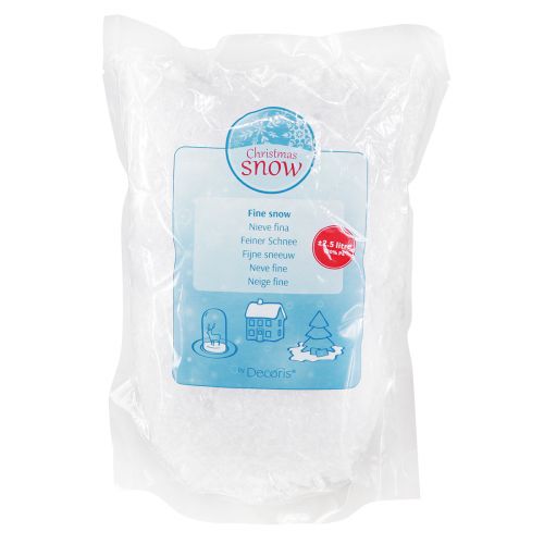 Artikel Snedekoration drys dekoration vinter snefnug hvid 2,5l