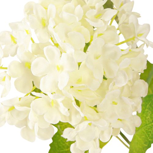 Artikel Snowball Kunstig Viburnum Gren Hvide Blomster L90cm