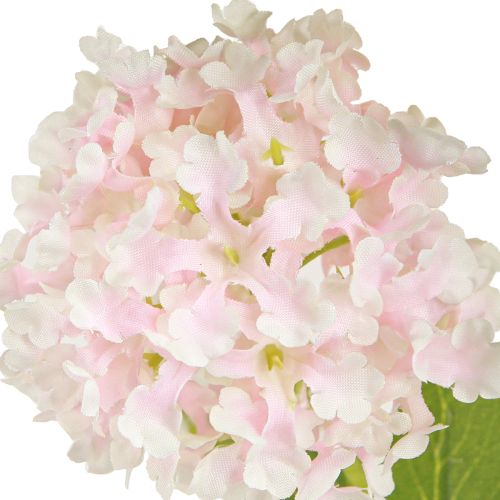 Artikel Snebold Plante Kunstige Blomster Lyserød Hvid L78cm 2stk