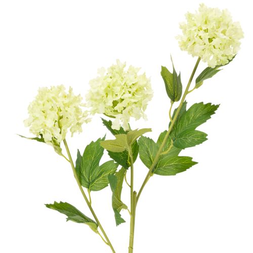 Kunstig grøn sneboldbusk, 65 cm, 2 stk.