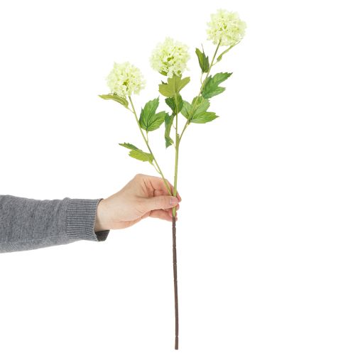 Kunstig grøn sneboldbusk, 65 cm, 2 stk. | Floristik24.dk