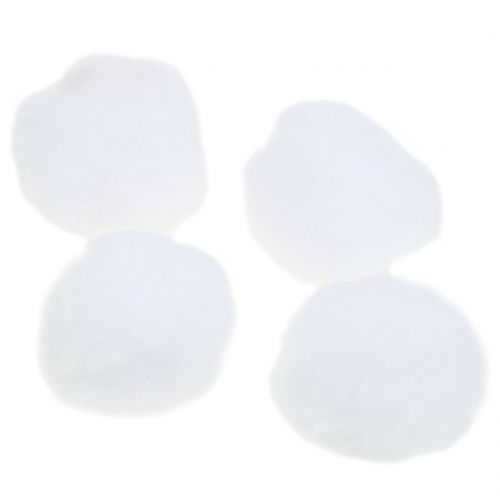 Floristik24 Snebold hvid 4cm 24 stk