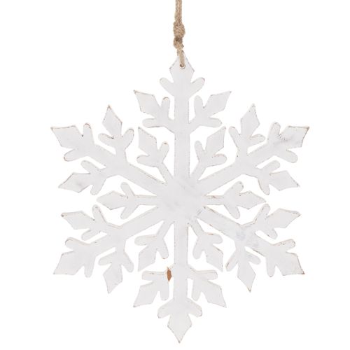 Stor dekorativ snefnug, hængende dekoration, 30 cm | Floristik24.dk