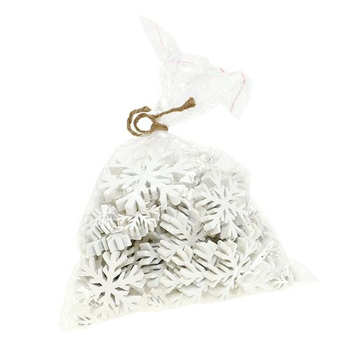 Floristik24 Snefnug hvid blanding 3cm - 7cm 48 stk