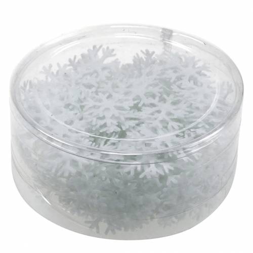 Floristik24 Spredte snefnug hvide Ø17mm 240p
