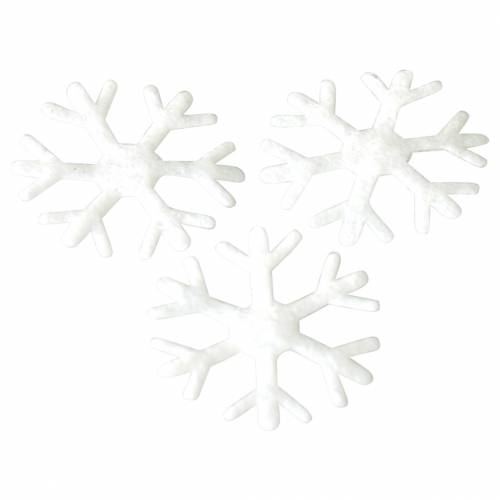 Floristik24 Spredte snefnug hvide Ø17mm 240p