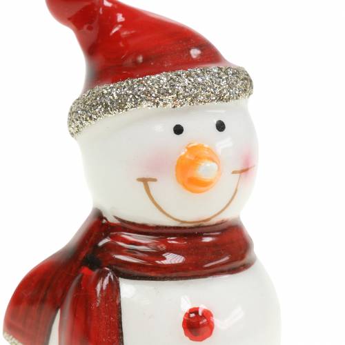 Floristik24 Julepynt figur snemand 7,5cm 4stk