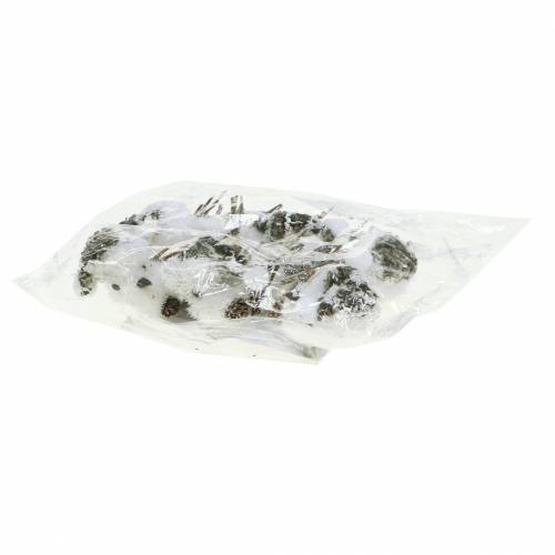 Floristik24 Snefugl på klip 8cm x 6,5cm 6 stk