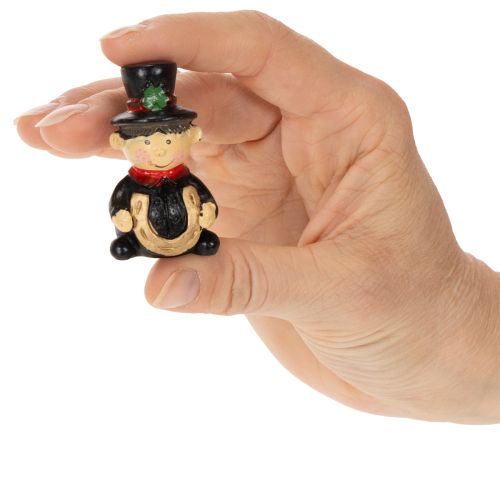 Heldig amulet skorstensfejerfigur til at klistre, 5 cm, 6 stk. | Floristik24.dk