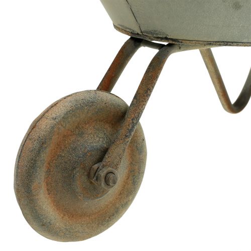 Floristik24 Trillebår Planter 61cm x 25cm x 26.5cm Grå