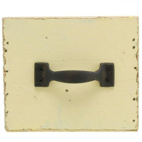 Artikel Lurvet dekorativ skuffe til plantning af gult træ 12,5×12,5×10cm