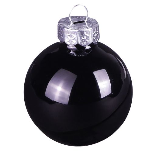 Artikel Sorte julekugler glas mini glans Ø3cm 22 stk