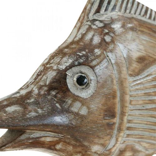 Floristik24 Sværdfisk Deco Fisk Træ Maritime Deco L40×H24,5cm