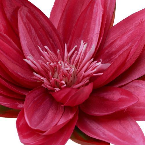 Artikel Kunstig borddekoration med flydende åkande fuchsia Ø15cm 2 stk.