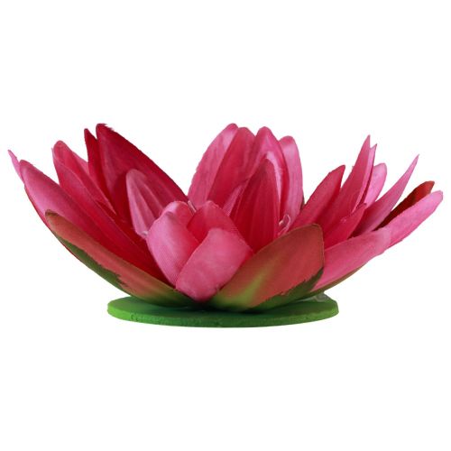 Artikel Kunstig borddekoration med flydende åkande fuchsia Ø15cm 2 stk.
