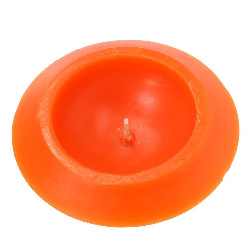 Artikel Flydende stearinlys i orange Ø13cm