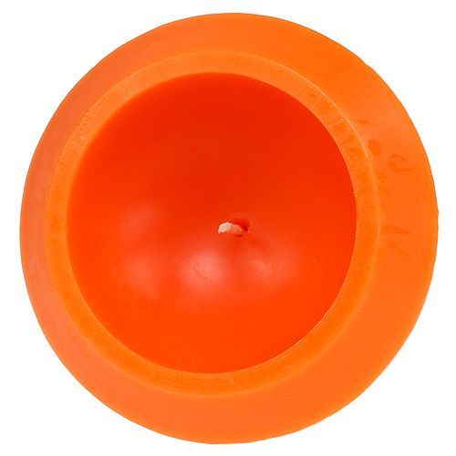 Floristik24 Flydende lys i orange Ø16cm