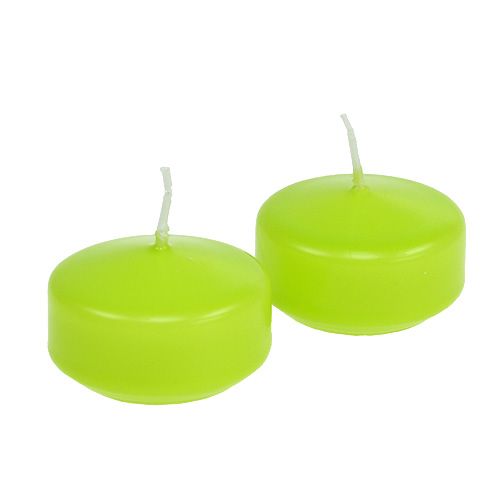 Floristik24 Flydelys Grønne 4,5cm 8 stk