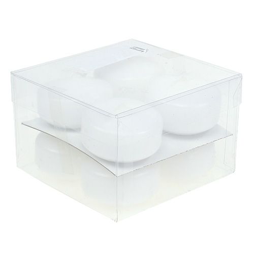 Artikel Flydelys Hvide 4,5cm 8 stk