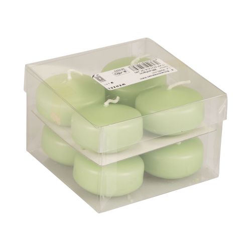 Floristik24 Flydelys grønne Wenzellys bløde grønne 30×50mm 8 stk