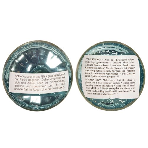 Artikel Svævende fyrfadsstage i glas til elegante detaljer i ethvert rum, 10 cm, 2 stk.