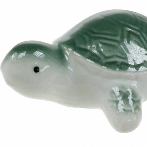 Floristik24 Flydende keramisk skildpaddegrøn 11,5cm 1 stk