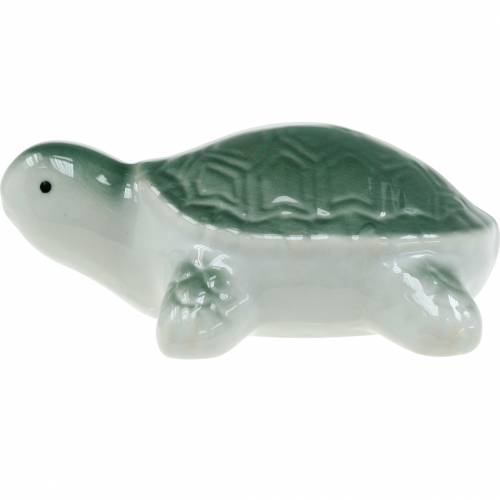 Floristik24 Flydende keramisk skildpaddegrøn 11,5cm 1 stk