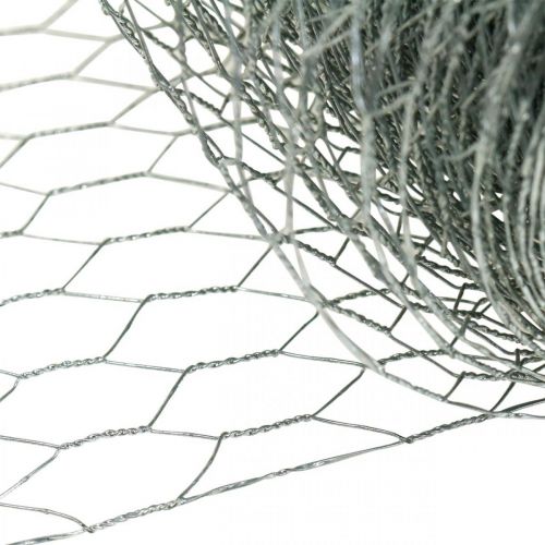 Trådnet dekorativ wire sekskantet galvaniseret 13mm L10m B50cm