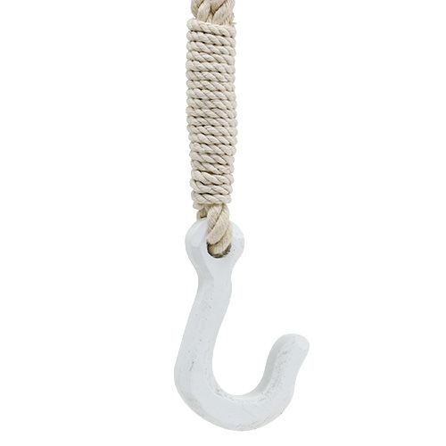 Floristik24 Spil, rigning L80cm hvid, blå, natur