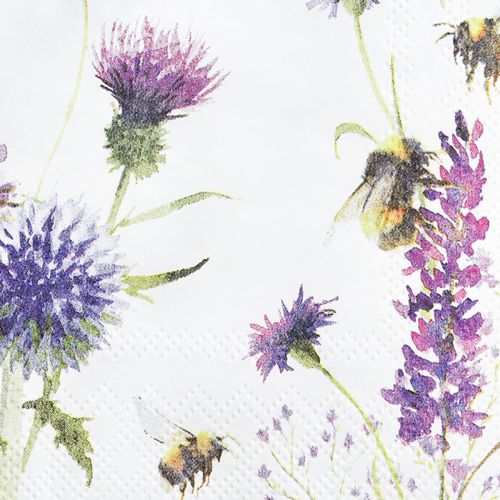 Artikel Servietter sommer humlebier bier dekoration 25x25cm 20 stk