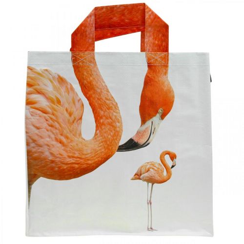 Floristik24 Shopper taske, indkøbspose B39,5cm Flamingo taske