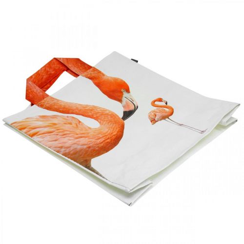 Floristik24 Shopper taske, indkøbspose B39,5cm Flamingo taske