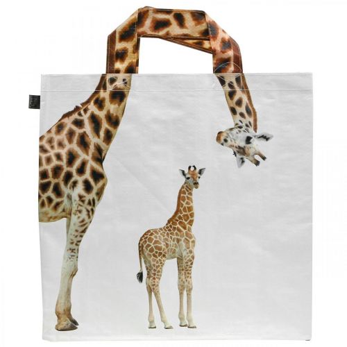 Artikel Shopper taske, indkøbstaske B39,5cm taske giraf
