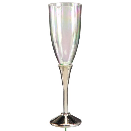 Artikel Nytårsaften dekoration til ophængning af champagneglas på en tråd H9,5cm 8 stk.