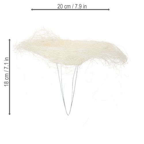 Artikel Buketmanchet - elegant tilbehør til perfekt blomsterarrangement - 20 cm, 8 stk.