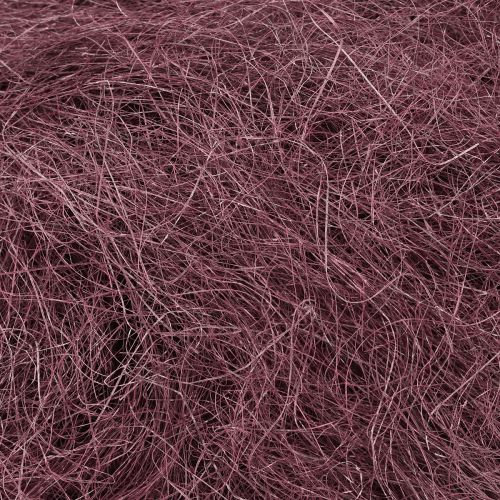 Artikel Sisal Rød Bordeaux Naturfiber Sisalfiber til Håndværk 300g