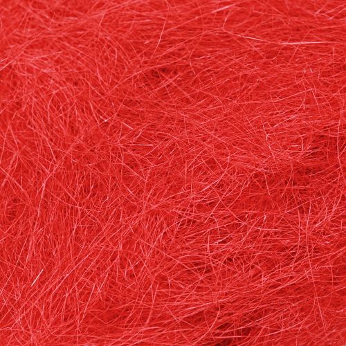 Artikel Sisal rød, juledekoration, sisal uld 300g