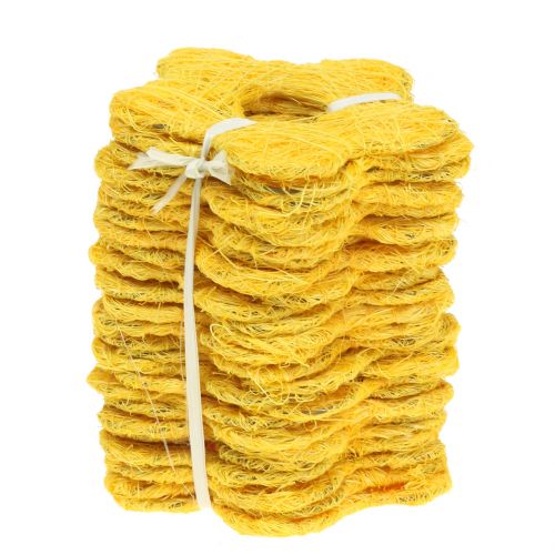 Floristik24 Sisal blomstergul Ø7,5cm 25stk