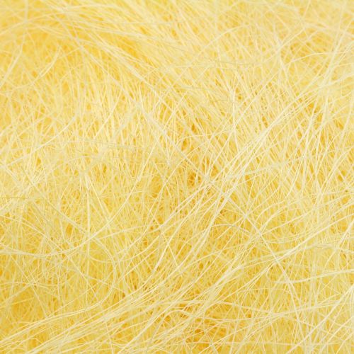 Artikel Sisal græs til håndværk, håndværksmateriale naturmateriale gul 300g