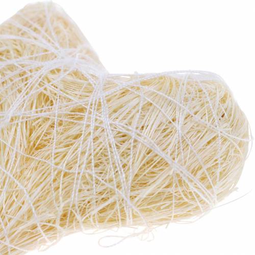 Artikel Sisal hjertecreme 5cm 24 stk