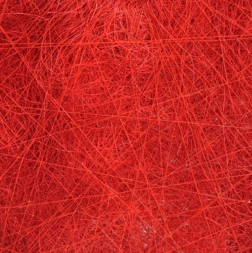 Floristik24 Sisal hjerte hjerte dekoration med sisal fibre i rød 40x40cm