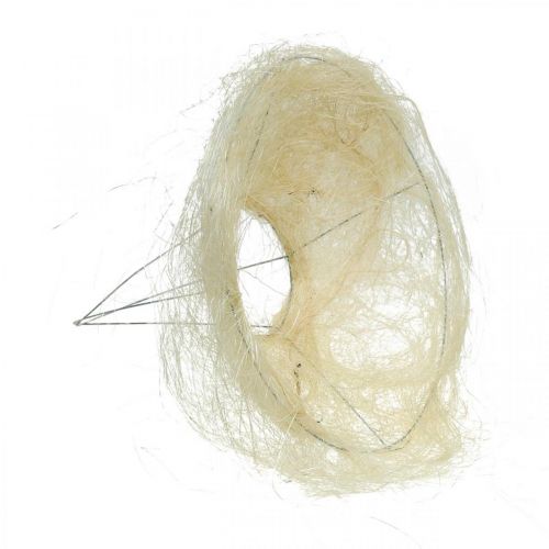 Buket blomster, sisal manchet bleget Ø25cm 6 stk