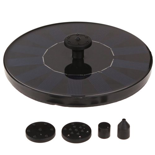 Artikel Solar fontæne fontæne Ø16cm sort 5 dyser
