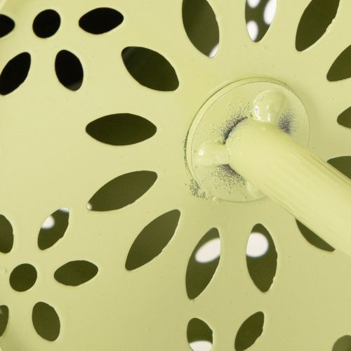 Artikel Solcelledrevet LED-bordlampe med blomsterdesign, stemningsfuld udendørsbelysning, 28 cm