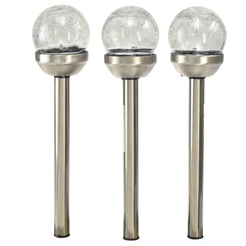 Floristik24 Solar havestav solcellelys altan Ø6cm H36cm 6 stk