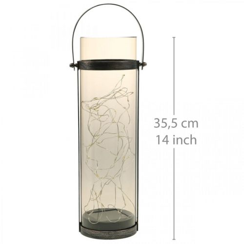 Floristik24 Havelampe, solcellelanterne, lysrør til dekoration LED varm hvid H35cm